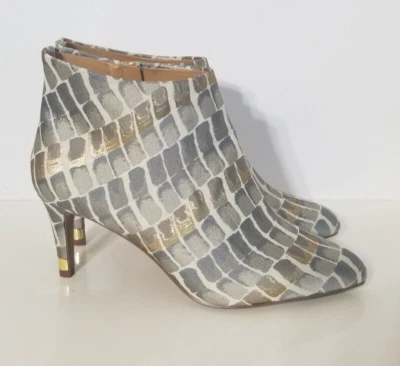 J. Renee Ladies' Ankle Boots, Size 9 Wide, Gold and Silver - Image 1 of 4