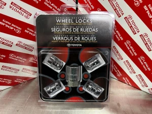 New OEM Genuine Toyota & Scion 4pc Chrome Alloy Wheel Locks Set PT276-12160 - Picture 1 of 1