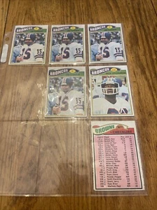 1977 Topps Jim Turner #358 (4) #301, #206 - Imagen 1 de 13