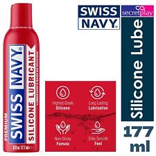Swiss Navy Silicone Based Lubricant 177ml | Vaginal Anal Intimate Sex Lube