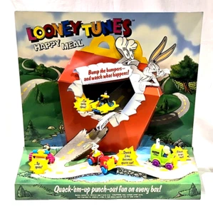 1993 MCDONALDS LOONEY TOONS QUACK-UPS HAPPY MEAL DISPLAY - NEAR PERFECT - Picture 1 of 9