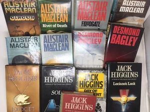 13 x Jack Higgins/ Alistair Maclean/Desmond Bagley HB Job Lot Bundle - Picture 1 of 20