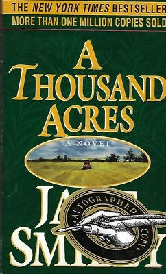 A Thousand Acres by Jane Smiley (1996, Paperback) SIGNED Like New - Image 1 of 2