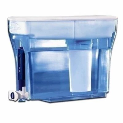 23 Cup Water Filtration Dispenser Purifier Pitcher with TDS Meter Home Reservoir - Image 1 of 4