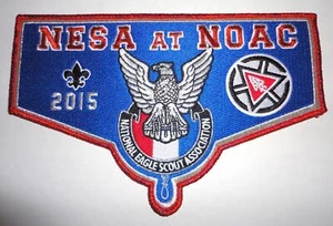 2015 NESA at NOAC OA Centennial Jacket Patch - Eagle Scout Order of the Arrow - Picture 1 of 1