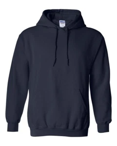 Gildan 18500 marineblau Hoodie S Heavyblend Kapuzenpullover Erwachsene Unisex Neu mit Etikett - Bild 1 von 1