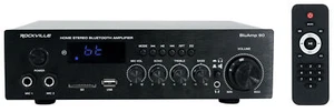 Rockville BLUAMP 90 Home Stereo Bluetooth Receiver Amp w/Mic+Phono+HDMI Input - Picture 1 of 6