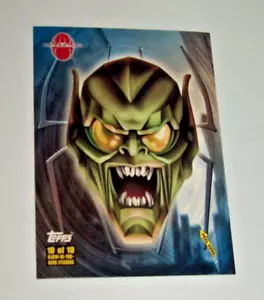 Topps Spiderman Glow in the Dark Sticker Card-10 - Picture 1 of 3