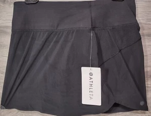 Athleta Womens Tennis Skort Size Small Run With It 14" Black Sport Skirt - Picture 1 of 9