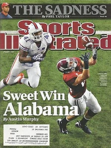 ALABAMA CRIMSON TIDE COLIN PEEK 2009 SPORTS ILLUSTRATED TIGER WOODS VINCE YOUNG - Picture 1 of 1