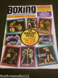 BOXING INTERNATIONAL - FABULOUS FIFTIES - 1974 SUMMER SPECIAL - Picture 1 of 1