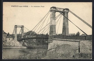 CPA Prècy-sur-Oise, Le nouveau Pont 1931 - Picture 1 of 2
