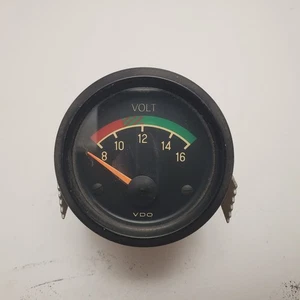 BMW Airhead R100 R90 VDO Volt Meter Voltage Gauge - Foto 1 di 6