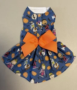 Hundekleidung Halloween Geschirr Kleid mit Schleife Größe: 5 Plus XXS - Bild 1 von 1
