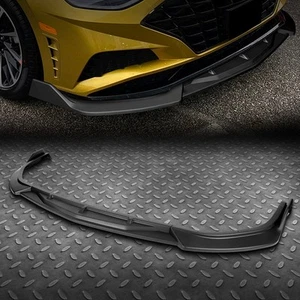[3PCS] FOR 20-22 SONATA CK-STYLE MATTE BLACK FRONT BUMPER SPLITTER SPOILER LIP - Bild 1 von 7