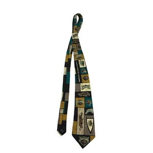 NFL  Jacksonville Jaguars Necktie All Over Logo Print Prowler Logo Silk Office - Picture 1 of 6
