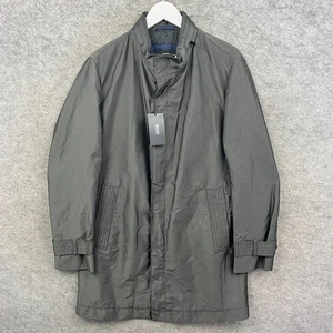 Hugo Boss Jacket Mens 40 Grey The Pander Water Repellent Overcoat Coat BNWT - Picture 1 of 13