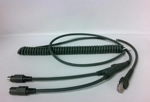 Symbol Barcode Scanner LS9208 Cable CBA-K02-C09PA Coiled 9' - Picture 1 of 1