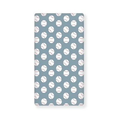 Sábana bajera ajustada azul de béisbol parche de campeonato deportivo americano soporte deportivo... Foto 1 de 4