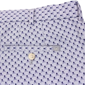 Pantalones Cortos Peter Millar Para Hombres 42 Estampado de Calavera y Club de Golf Rendimiento Golf Elastizados - Imagen 1 de 10