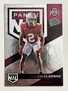 2025 Panini The National Caleb Downs Rated Prospect Diamond Plate Ohio State RC - Bild 1 von 2