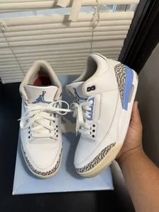 Jordan 3 Retro Mid UNC Größe 9 Guter Zustand - Bild 1 von 18