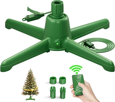 (2025 Upgrade) Rotating Christmas Tree Stand with Remote Control, Stable 360 Rev - Image 1 of 4