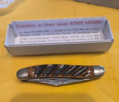 NIB Boker Tree Brand Classic 280WBB WASH BOARD BONE WHITTLER - Image 1 of 4