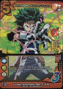 Universus-My Hero Academia-"Determined Victory Smash" (Foil) Set MHA01 SE 58/180 - Picture 1 of 1