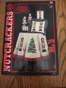 Precious Moments PM43 NUTCRACKERS Counted Cross Stitch Pattern Book Gloria & Pat - Picture 1 of 2