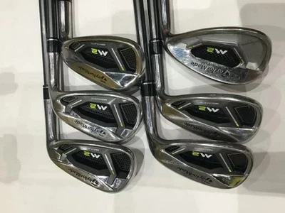 Juego de plancha TaylorMade M2 2017 7-9,Pw,Aw,Sw 6 piezas Flex regular REAX 65 grafito Foto 1 de 4