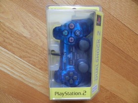 Sony   PlayStation 2 PS2 Dualshock 2 AUTHENTIC Controller Wired Ocean Blue   MIS