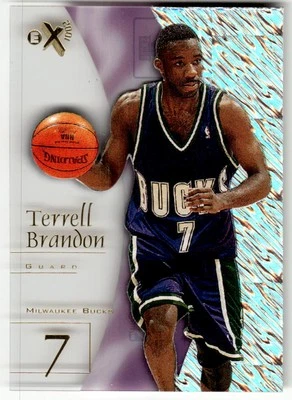 1997-98 E-X2001 Terrell Brandon #35 - Image 1 of 2