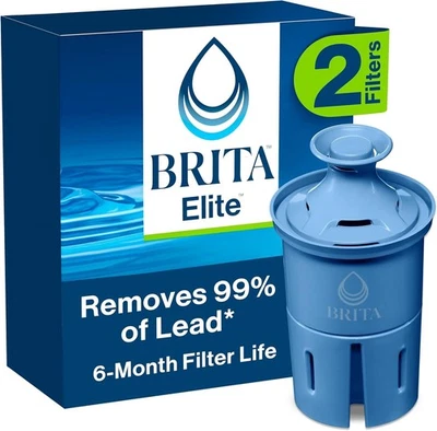 Brita Elite Filter Replacements Blue Water Pitchers & Dispensers 99% SEE PICS - Image 1 of 4