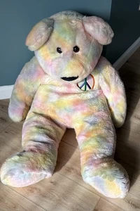 Ty Beanie Baby Babies Jumbo Peace the Bear 42-inch Extra Large 1999 - Picture 1 of 7