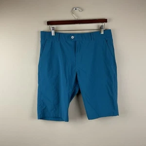Greyson Montauk Chino Golf Shorts Mens 33 X 11 Green Stretch Poly Spandex - Picture 1 of 10