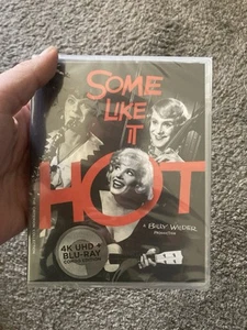 Some Like It Hot 4k (Criterion Collection) BRAND NEW SEALED! - Picture 1 of 3