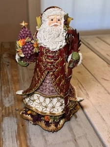 FITZ AND FLOYD CLASSICS RENAISSANCE SANTA MUSICAL SANTA "DECK THE HALLS" NO BOX - Picture 1 of 13
