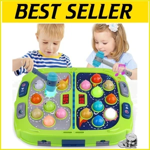 Fun Educational Hammer Mole Game with Lights, Sounds & Interactive Play for Kids - Picture 1 of 8