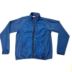 Orvis Mens Classic Collection Quilted Full Zip Jacket Blue Sz M Quilted Outdoor - Picture 1 of 7
