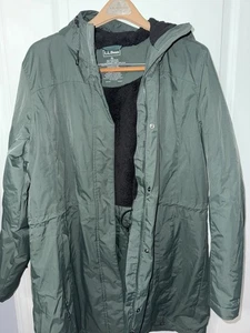 L.L. Bean Thermore Parka Heavy Men’s XL Green Hooded Insulated - Picture 1 of 9