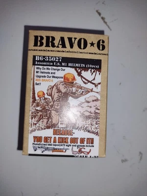 CASCOS BRAVO *6 35027 GUERRA DE VIETNAM SURTIDOS EE. UU. M1 (1:35)-10 PIEZAS M-60 Foto 1 de 3