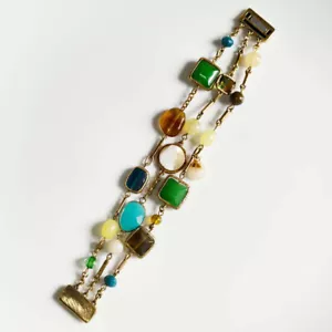 Nuevo 7.5" Chicos Cuentas Mezcladas Pulsera Magnética Regalo Vintage Mujeres Fiesta Joyería - Imagen 1 de 4