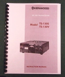 Manuel d'instructions Kenwood TS-130S - Couvercles de stock de cartes premium et 32 livres de papier ! - Photo 1/1
