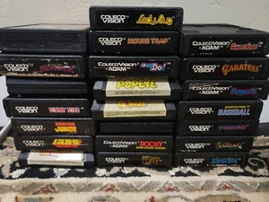 Coleco Colecovision Game Lot Clean Tested Pick Your Favs Combo S&H - Picture 1 of 106