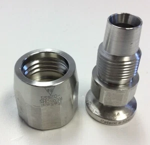 ReSeal RE050S-TC Sanitary Stainless Steel Coupling 0.50" ID Tubing Fitting - Picture 1 of 12