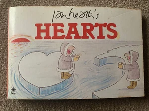 HEARTS - CaRtoonist IAN HEATHS DRAWINGS BOOK OF LOVE 1984 - Picture 1 of 7