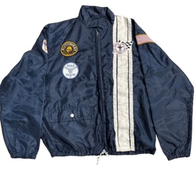 Vintage National Council Of Mustang Clubs Men's Navy 70s Ohio Marshall Jacket M - Image 1 of 4