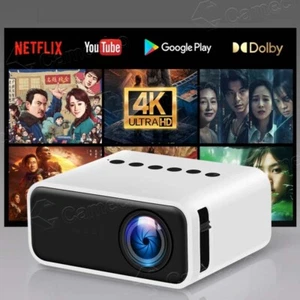 4K UHD Heimkino Projektor LCD 5G WiFi Bluetooth Android Taschenkino Mini Beamer - Afbeelding 1 van 24