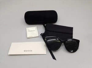 GUCCI GG0565SN 001 BLACK - Damen Sonnenbrille  - 54/19/145 - Neu !!! (75) - Bild 1 von 9